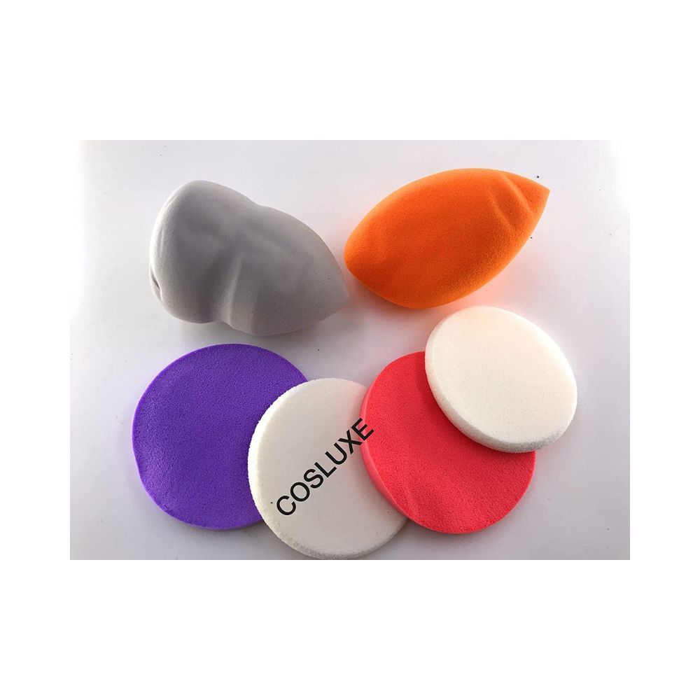 Cosluxe Professional 6 in 1 Makeup Sponge (Multicolour) Cotton Pad