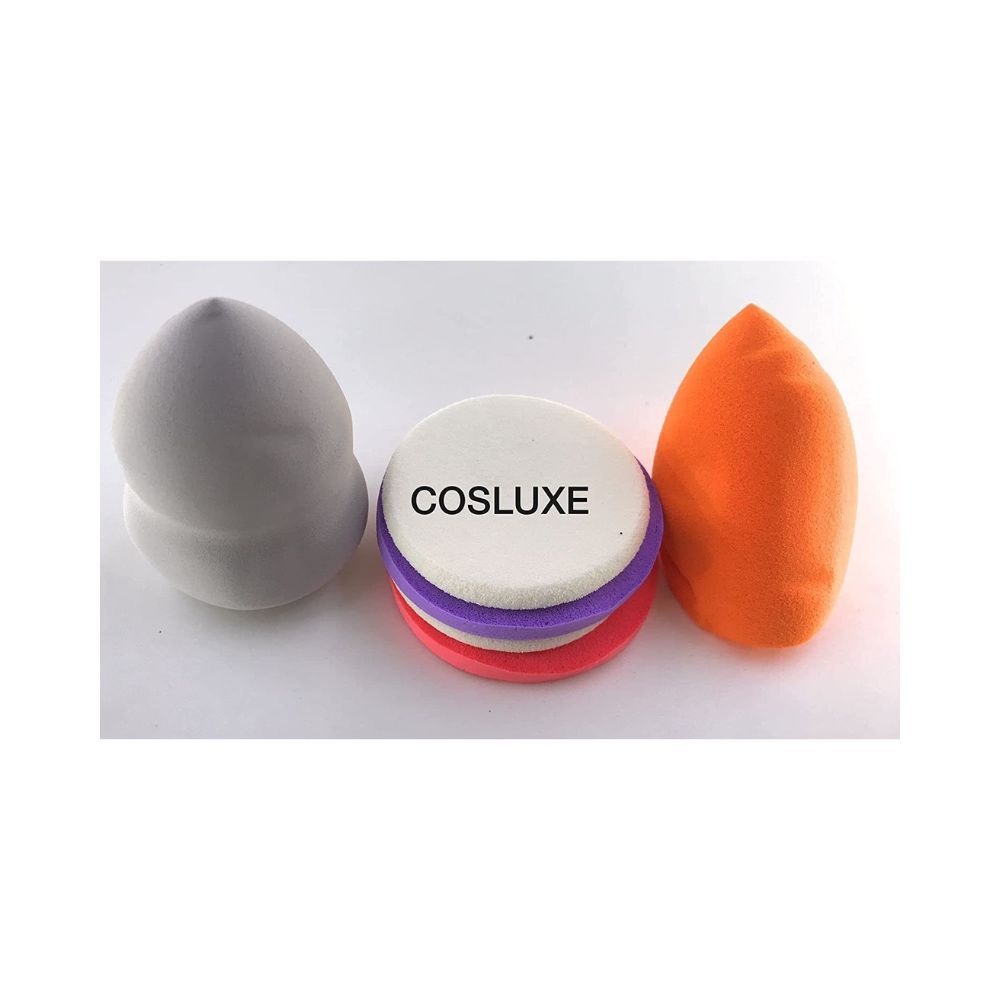 Cosluxe Professional 6 in 1 Makeup Sponge (Multicolour) Cotton Pad