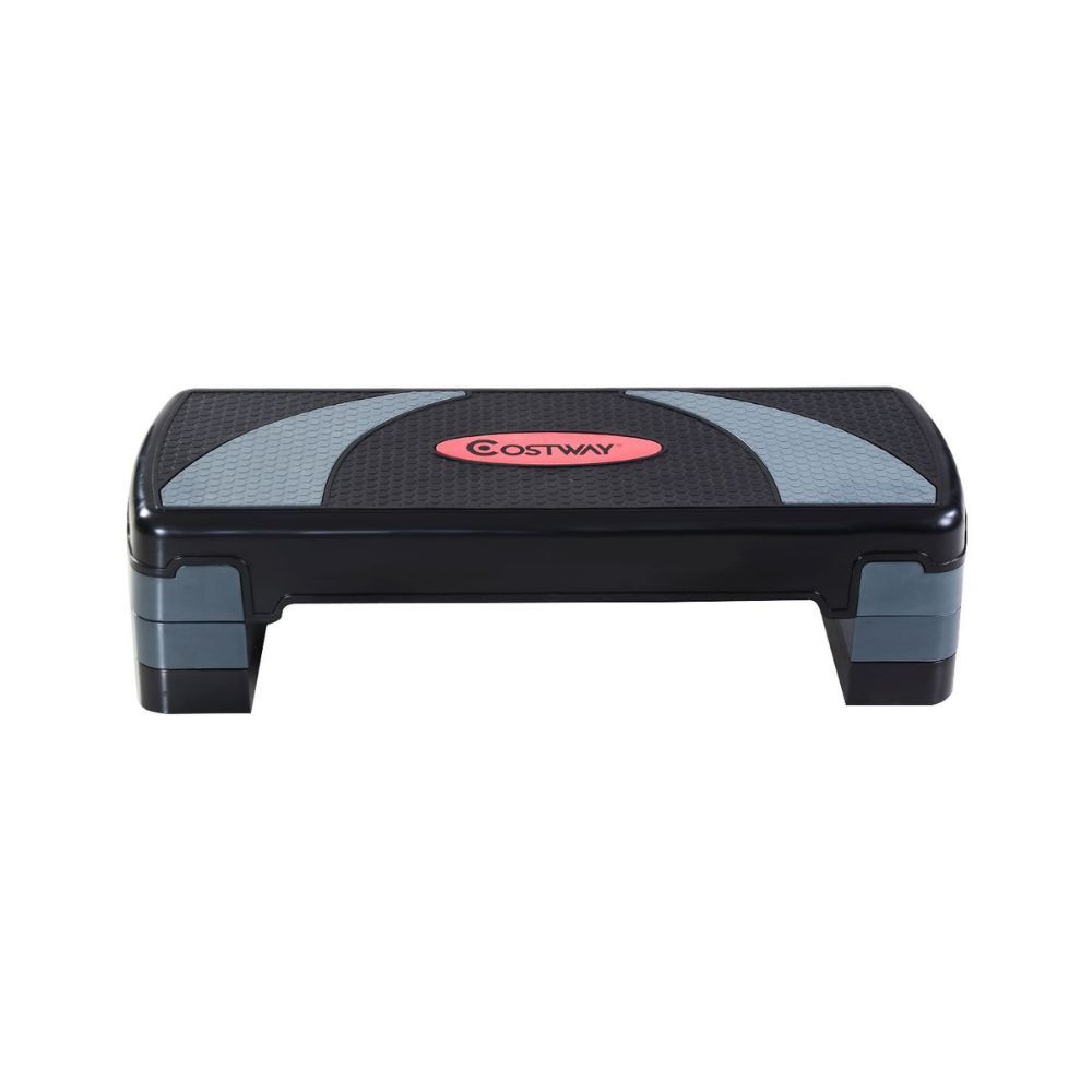 Costway Fitness 31'' Adjustable Aerobic Stepper, Fitness Platform with Non-Slip Surface