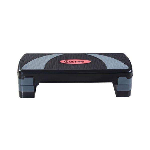 Costway Fitness 31&#039;&#039; Adjustable Aerobic Stepper, Fitness Platform with Non-Slip Surface