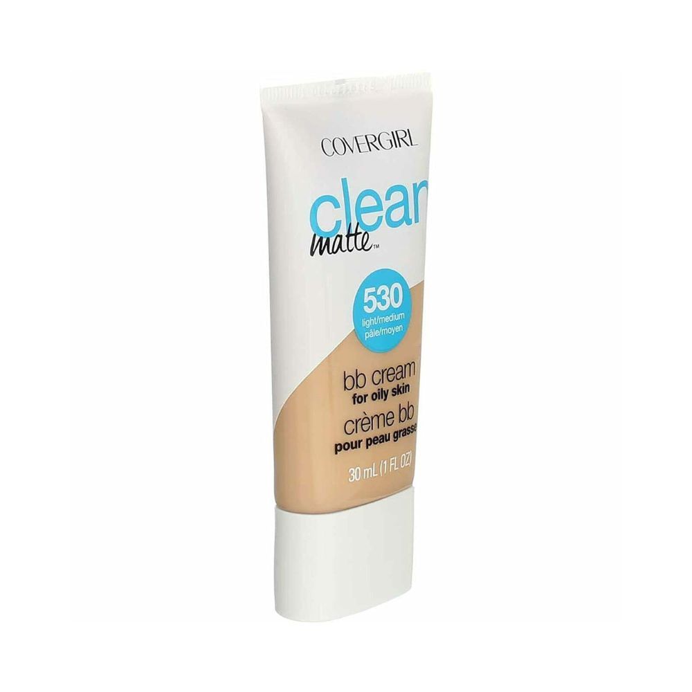 COVERGIRL Clean Matte BB Cream Light/Medium 530 For Oily Skin, 1 oz