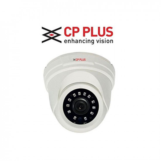 CP Plus Astra HD 8 Channel DVR with 2.4 MP 1 Dome & 4 Bullet Cameras + 2 TB Surveillance HDD + (3+1) Cable 90 Mtr + 8 CH Power Supply + BNC & DC Full Combo Kit