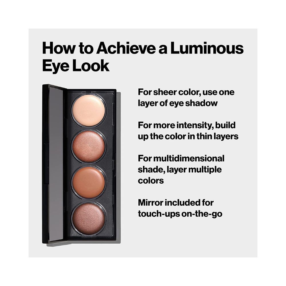 Creme Eyeshadow Palette By Revlon, Illuminance Eye Makeup With Crease- Resistant Ingredients