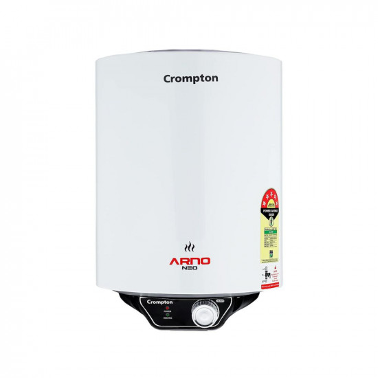 Crompton Arno Neo 15 L 5 Star Rated Storage Water Heater with Advanced 3 Level Safety White
