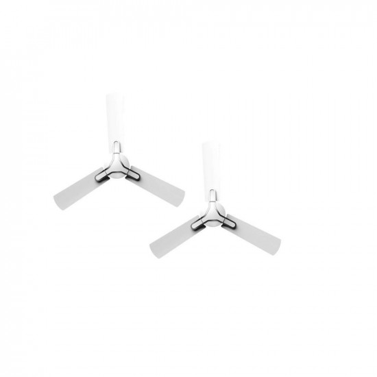 Crompton High Speed Gianna 1200mm (48 inch) Ceiling Fan (Pearl White), Pack of 1