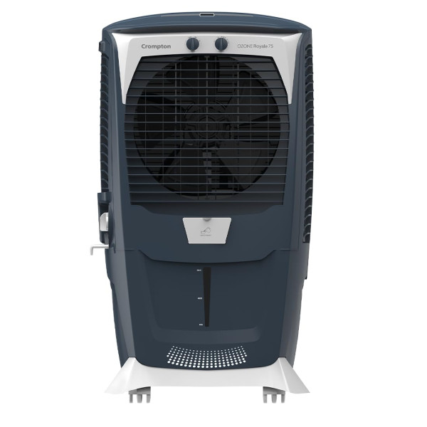 Image of Crompton Ozone Royale 75 Litres Desert Air Cooler for home | Large &amp; Easy Clean Ice Chamber | High Density Honeycomb Pads | Everlast Pump | Humidity Control | Auto Fill &amp; Drain Function