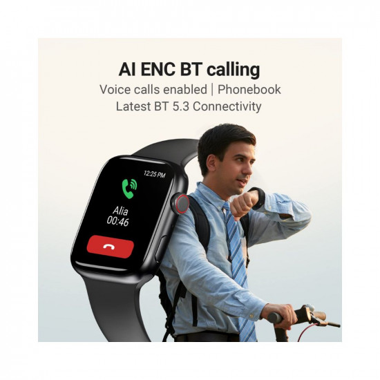 CrossBeats Newly launched Ignite S5 Advanced AI ENC BT Calling Smartwatch