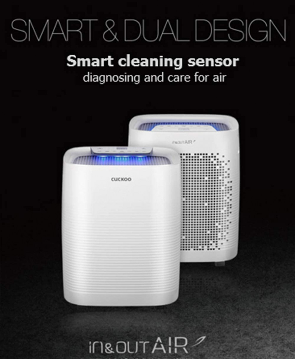 Cuckoo Air Purifier for Home Large Room Bedroom Office - True HEPA Filter PM 25 Traps 9997 Airpollutants Bacteria  Viruses  Odor Pet Dander Large Coverage Area 402 Sq ft