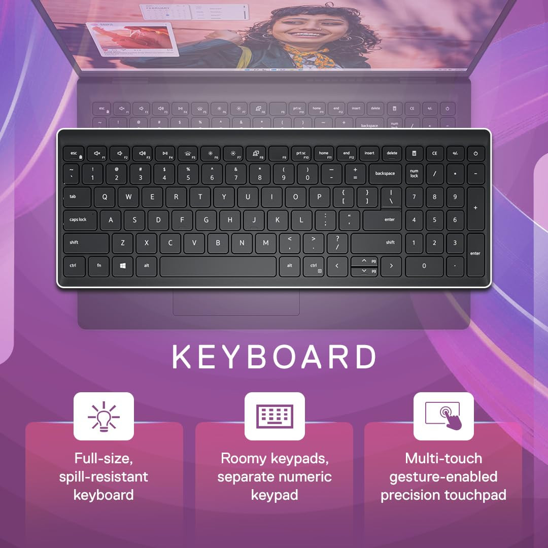 Dell Inspiron 3530 Thin  Light Laptop 13th Gen Intel Core i3-1305U8GB512GB SSD156 3962cm 120Hz Refresh Rate on a FHD IPS DisplayWindows 11  MSO21McAfee 15 MonthCarbon Black162kg