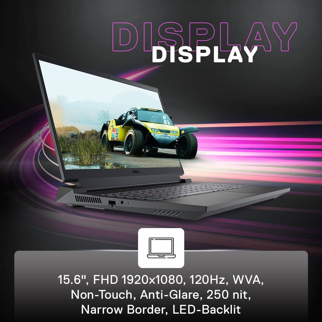 Dell Smartchoice G15-5530 Core i5-13450HX NVIDIA RTX 3050 6GB 16GB RAM1TB SSD FHDWindow 11MS Office 21156 3962cmDark Shadow Grey265KgGaming Laptop