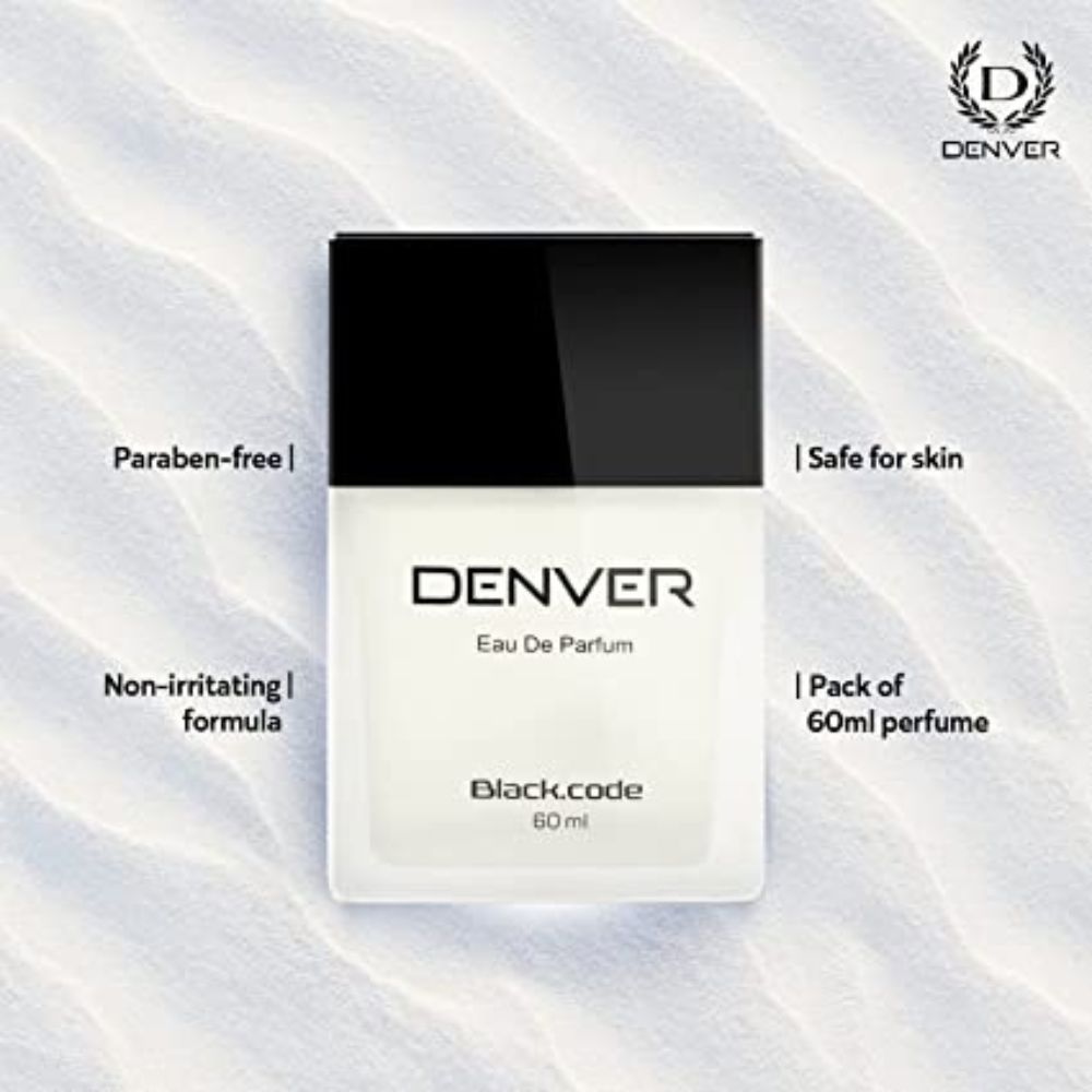 Denver Gift Pack Set - Black Code Deodorant(150ML) + Black Code Perfume(60ML) for Men