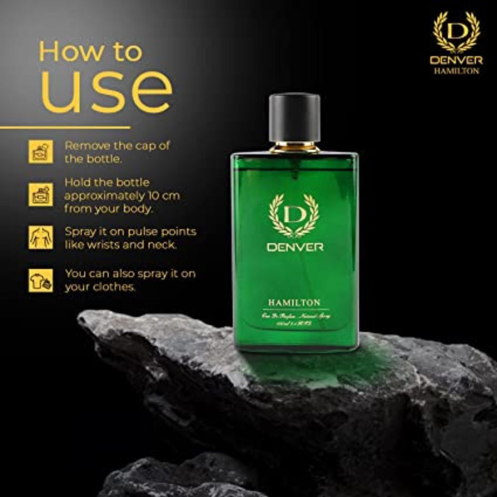 Denver Hamilton Perfume - 100ML | Long Lasting Perfume Body Scent for Men