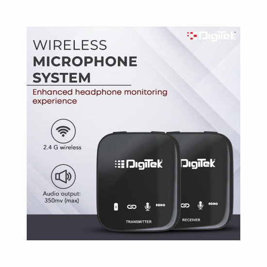 Digitek Wireless Microphone System for DSLR