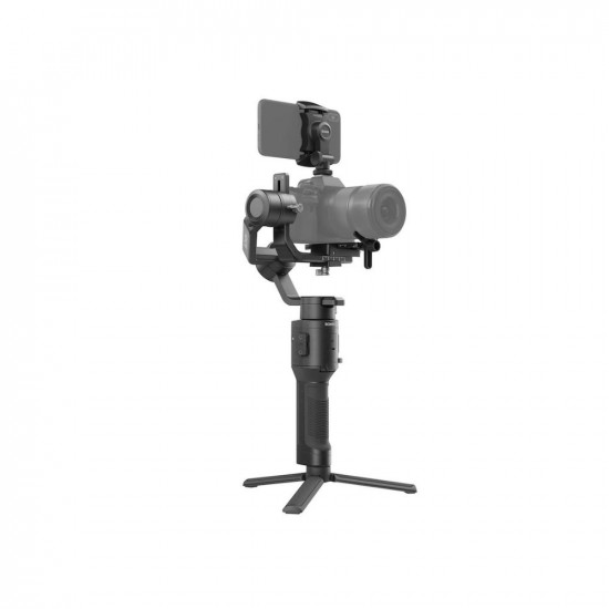 DJI RSC – Lightweight and Compact, Superior Stabilization, 3-Axis Gimbal Stabilizer for Mirrorless Cameras, Nikon, Sony, Panasonic, Canon, 360 Degree Movement, 2kg Tested Payload, Axis Locks, Black