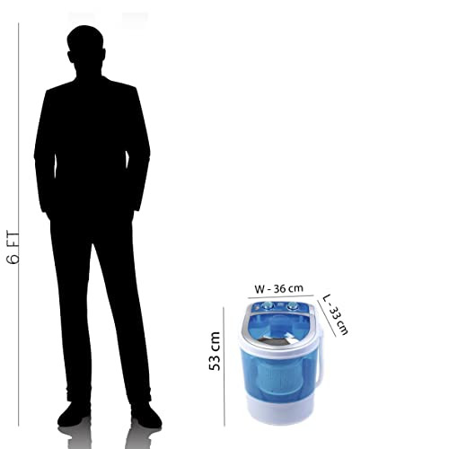 DMR 3 kg Semi Automatic Top Load Portable Washing Machine DMR 30-1208 Blue - product image 2