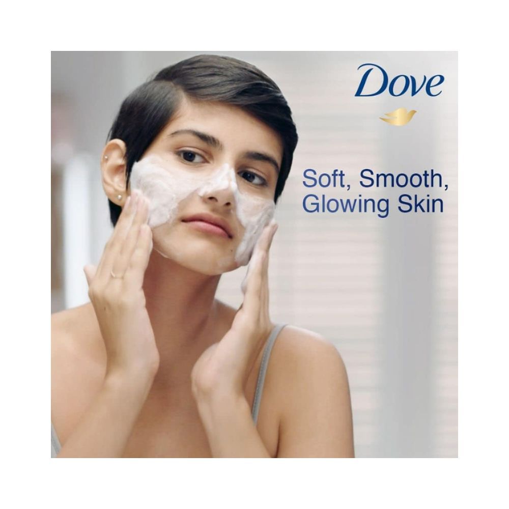Dove Cream Beauty Bathing Bar 125 G (Combo Pack Of 3) With Moisturising Cream For Softer