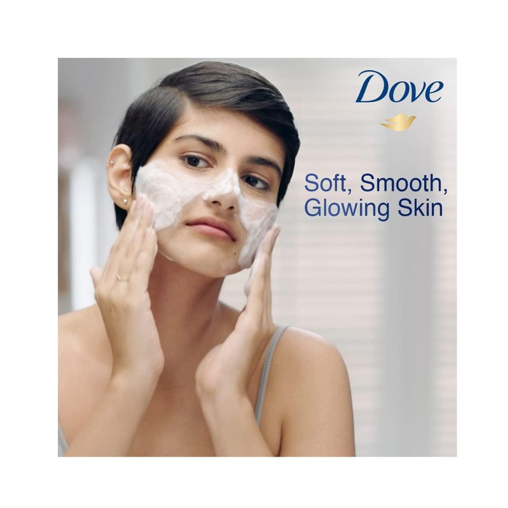 Dove Cream Beauty Bathing Bar 125 g (Combo Pack of 8) With Moisturising Cream for Softer, Glowing Skin & Body - Nourishes Dry Skin more than Bar Soap