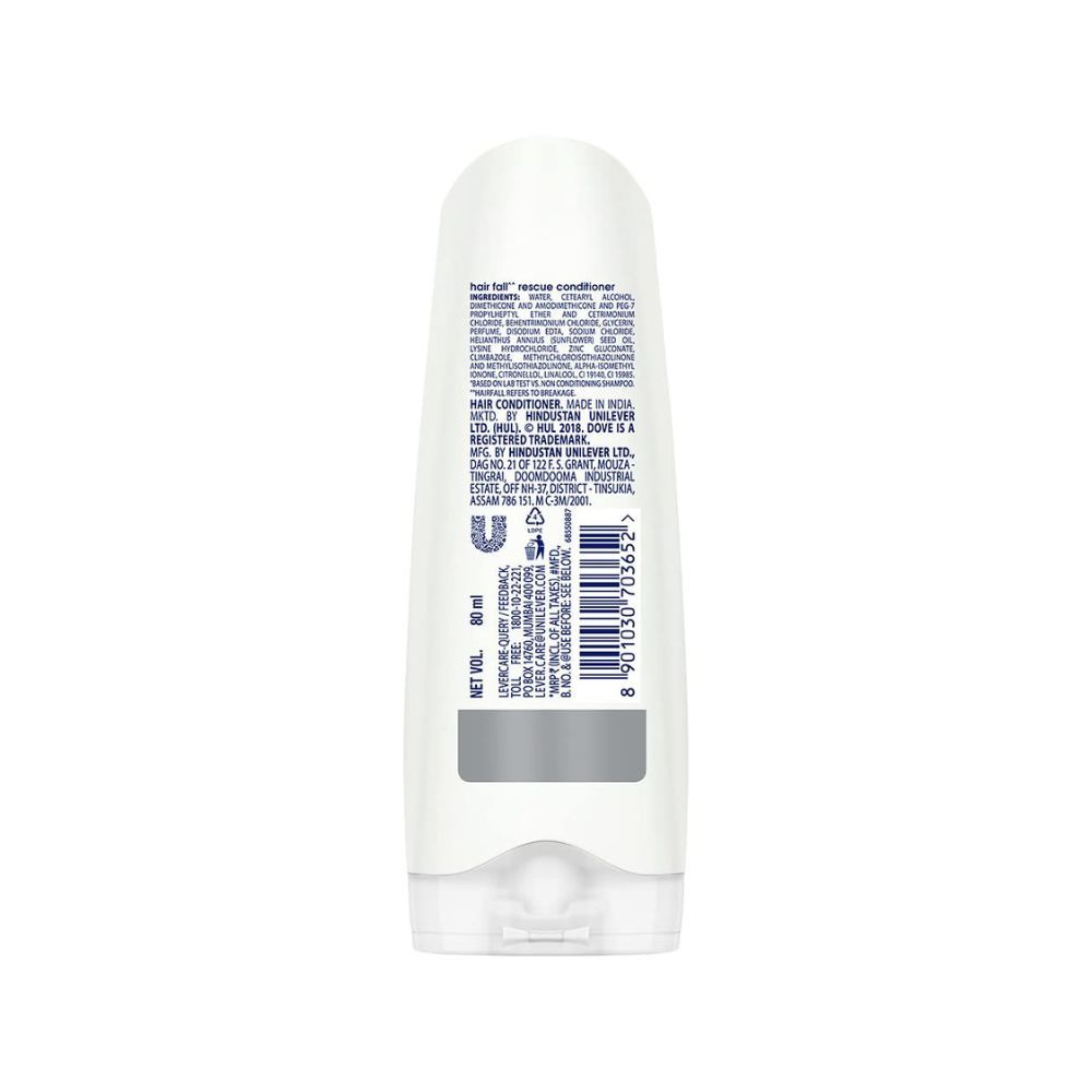 Dove Hair fall Rescue Conditioner, 80 ml