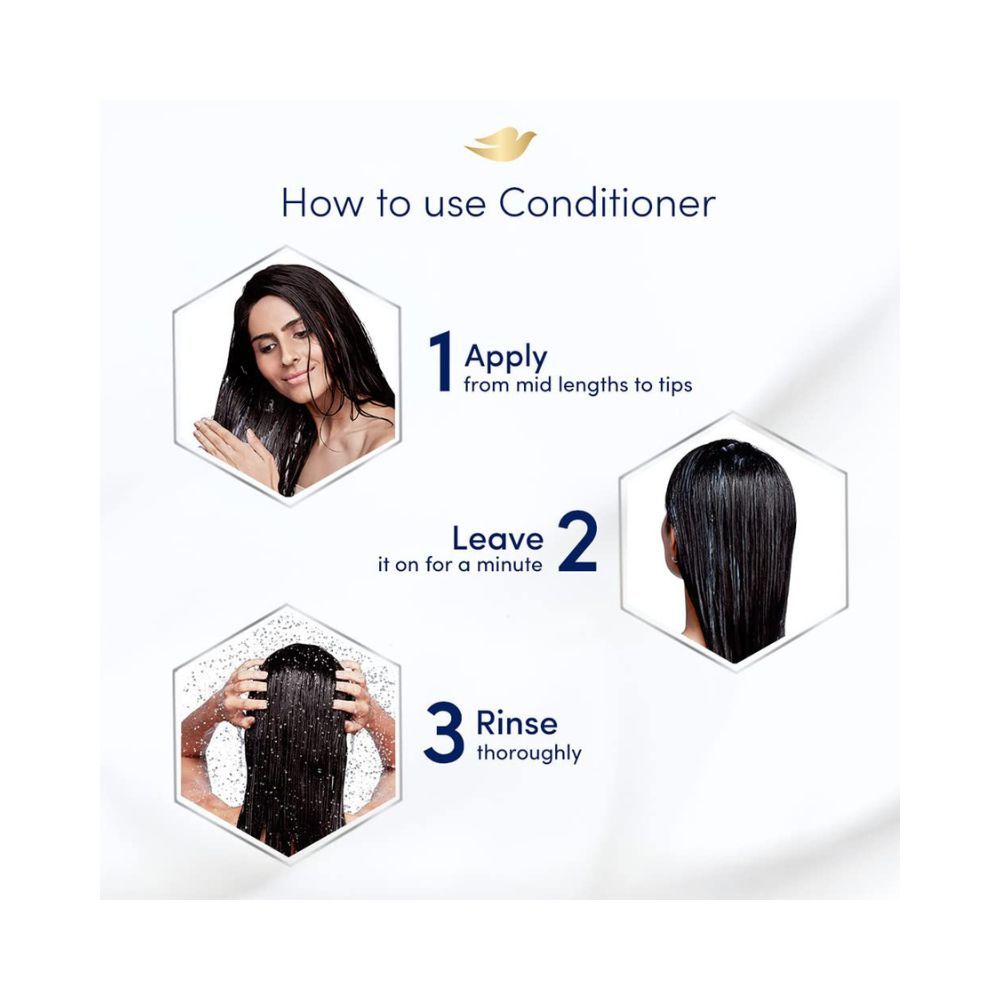 Dove Hair Therapy Dry Scalp Care Moisturizing Conditioner, Sulphate Free, No Parabens & Dyes, With Niacinamide, 380 ml