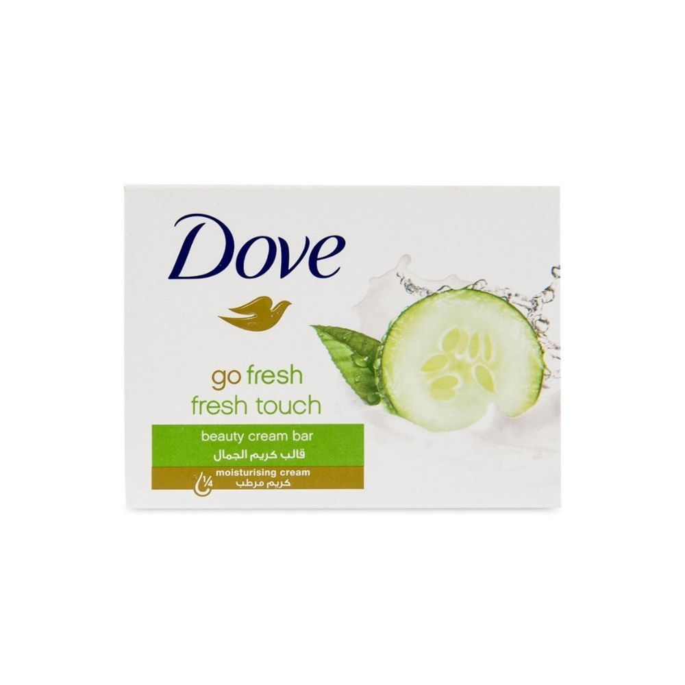 Dove (Imported) Go Fresh Touch Beauty Cream Bar Soaps (135 Gms*3 Bars) with Free Ayur Face Wash