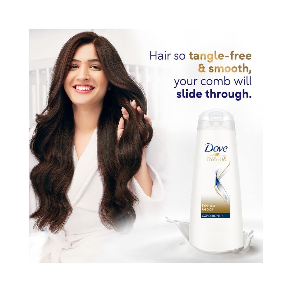 Dove Intense Repair Hair Conditioner , With Keratin Actives to Smoothen Dry and Frizzy Hair