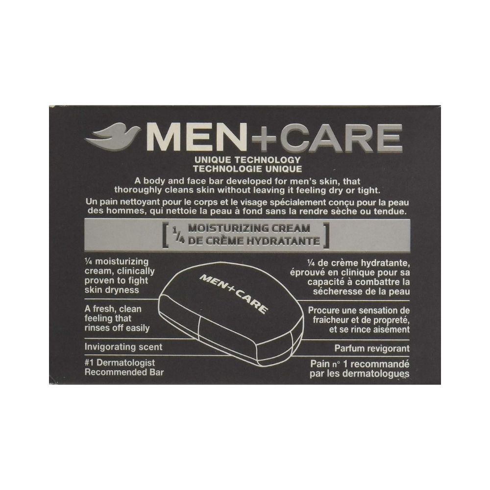 Dove Men + Care Body & Face Bar, Extra Fresh 4 ea (Pack of 2)