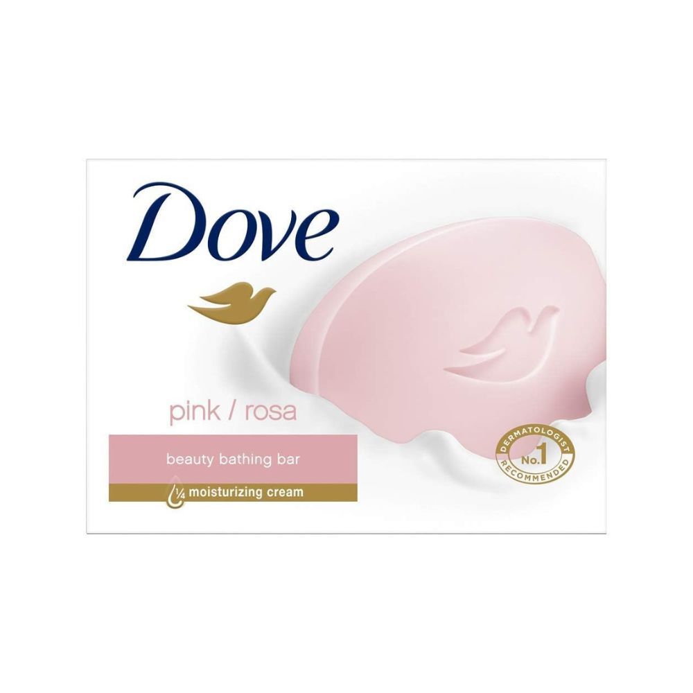 Dove Pink Rosa Beauty Bar, 100 g with (Buy 4 Get 1 Free)