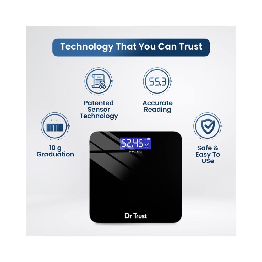 Dr Trust (USA) Electronic Zen Rechargeable Digital Personal Weighing Scale