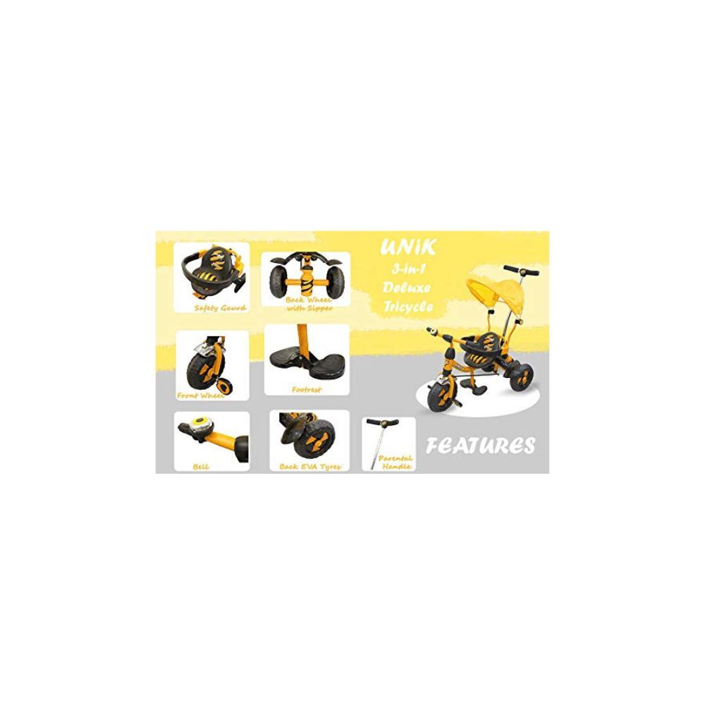 eHomeKart Tricycle for Kids - UNIK Deluxe Tri-Cycle with Sipper