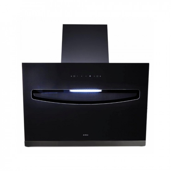 Elica 60 cm 1200 m3/hr Filterless Kitchen Chimney with 15 Years Warranty (EFL-S607 LTW VMS, Motion Sensor Control, Black)