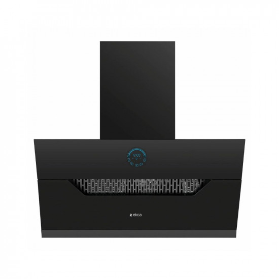 Elica 90 cm 1350 m3/hr Filterless Auto Clean Angular Chimney with 15 Years Warranty (EFL 107 HAC LTW VMS 90, Touch + Palm Sensor Control, Black)