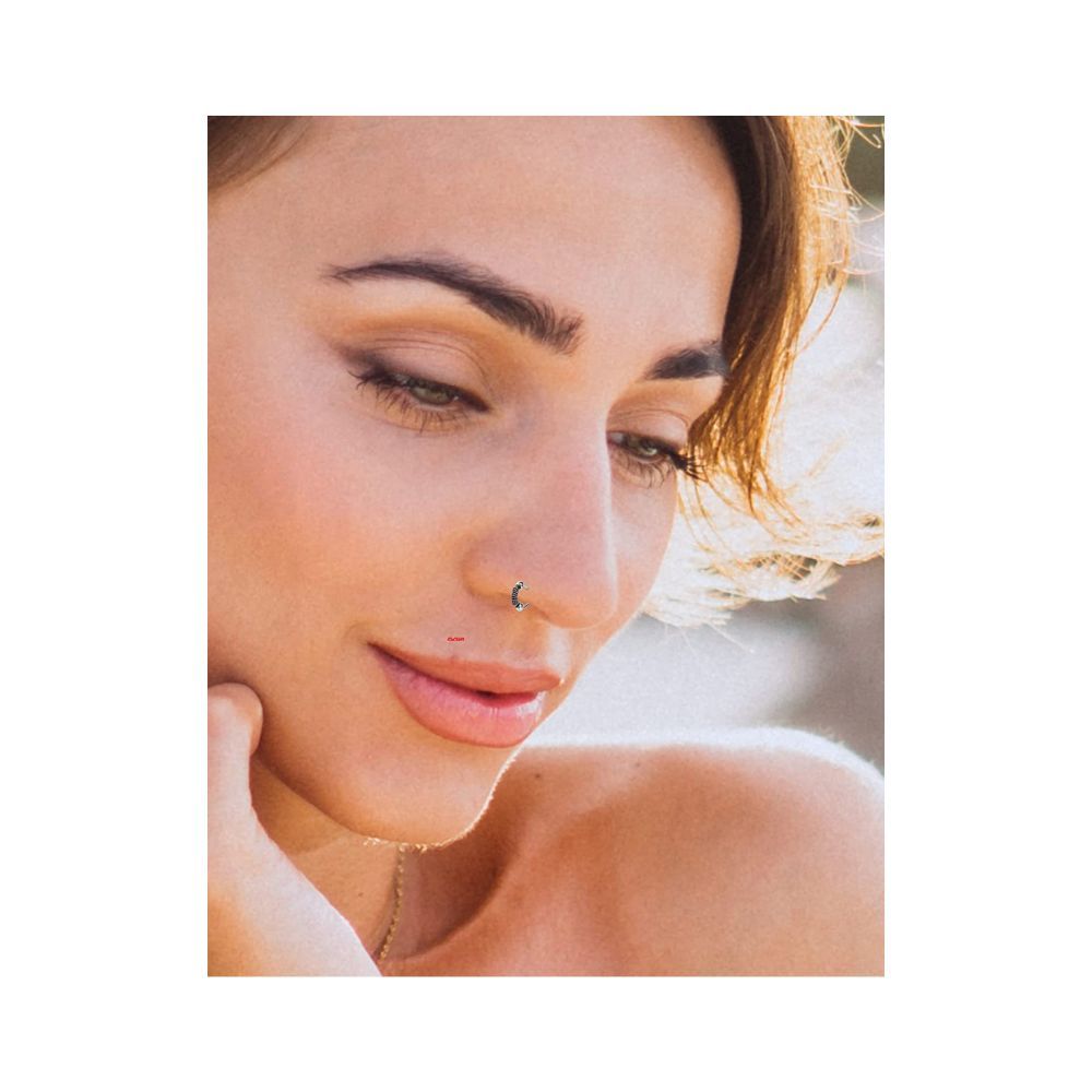 ELOISH 92.5 Sterling Silver Nose Rings for Women. 92.5% Pure Silver Nose Ring for Girls