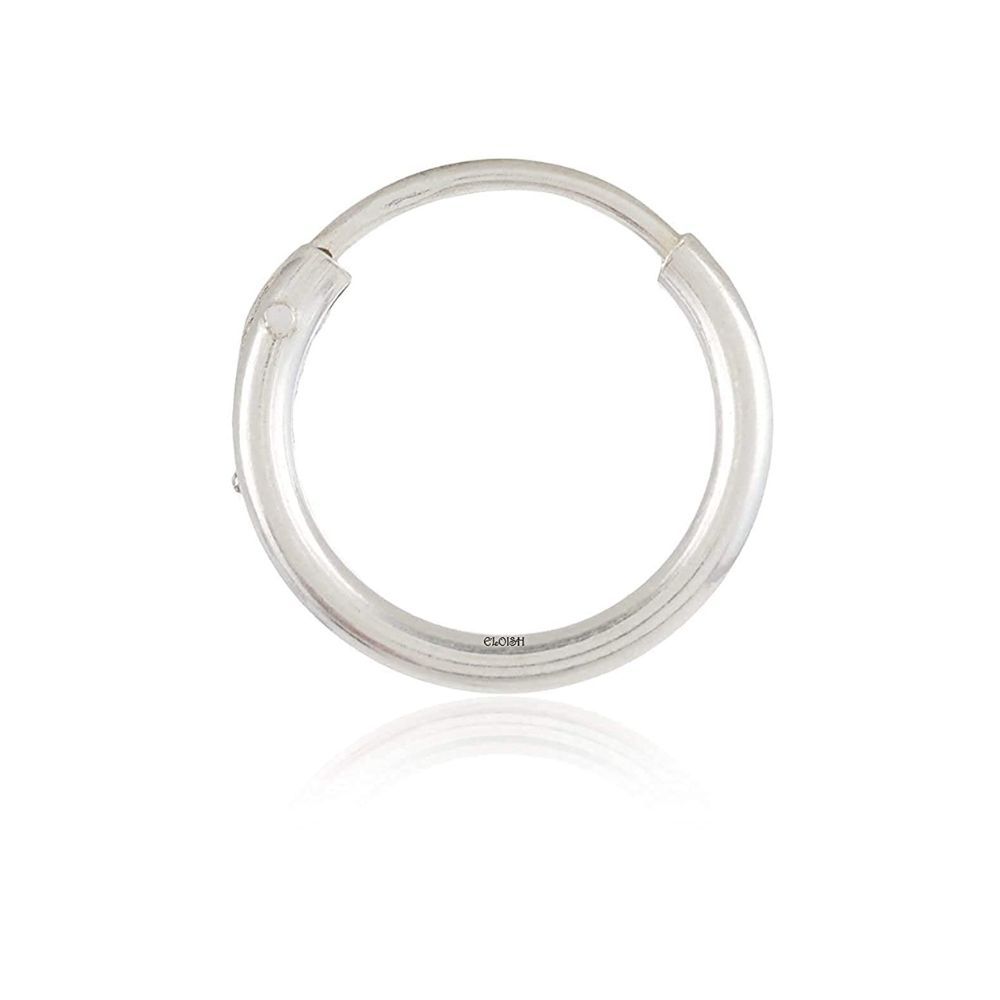 ELOISH 92.5 Sterling Silver Nose Rings for Women. 92.5% Pure Silver Nose Ring for Girls (Silver Jewellery/Ornaments : 0.100 grams)