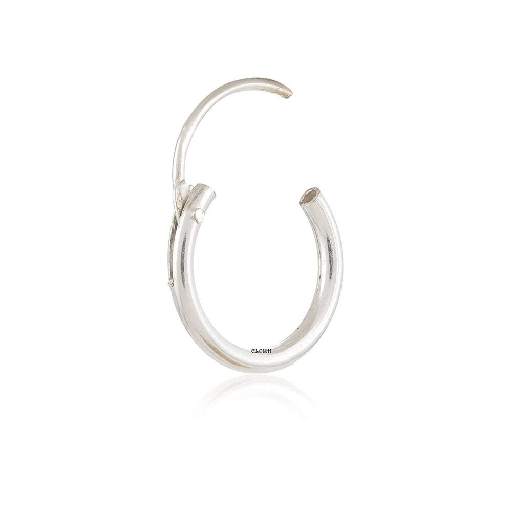 ELOISH 92.5 Sterling Silver Nose Rings for Women. 92.5% Pure Silver Nose Ring for Girls (Silver Jewellery/Ornaments : 0.100 grams)