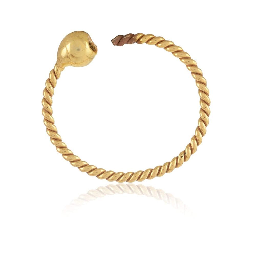 ELOISH Gold Nose Ring for Women. Ball Shinny Gold Nose Ring for Girls.(LIPTITARGOLDNOSERINGBALL)