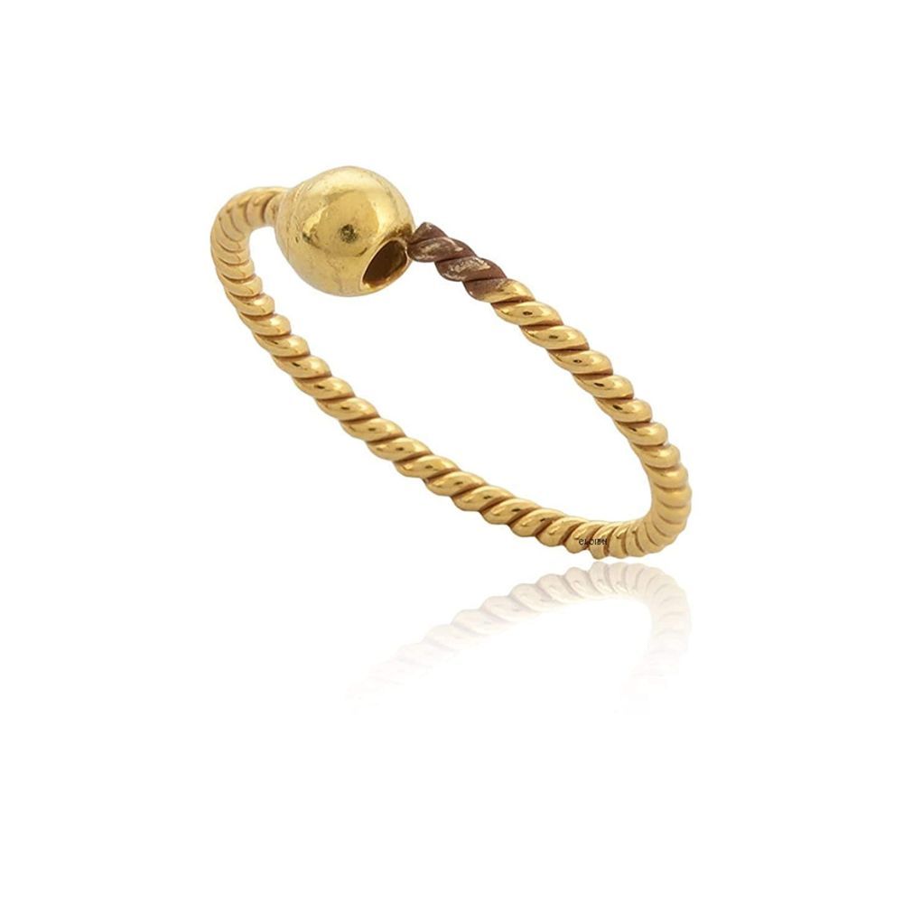 ELOISH Gold Nose Ring for Women. Ball Shinny Gold Nose Ring for Girls.(LIPTITARGOLDNOSERINGBALL)