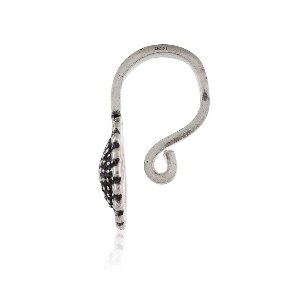 ELOISH Oxidised 925 Silver Sterling Silver Nose Ring/Pin without Piercing for Women