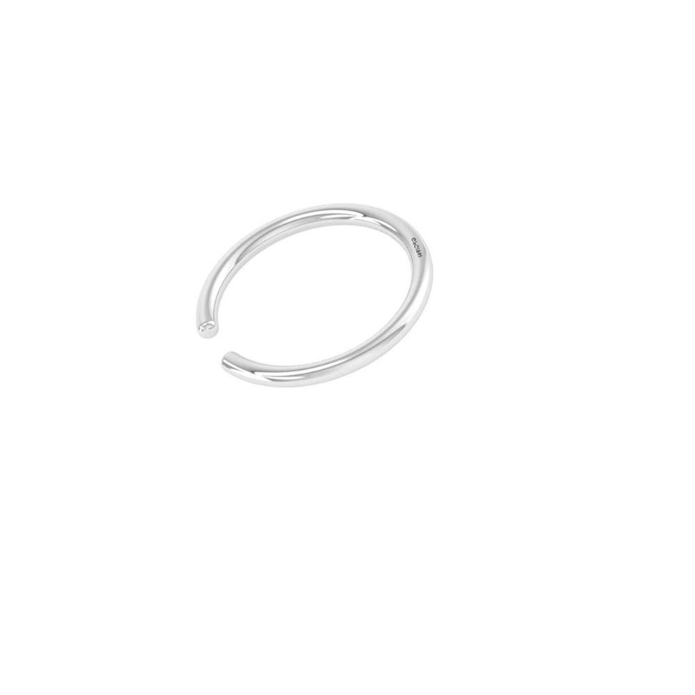 ELOISH Pure 925 Sterling Silver Nose Ring for Women and Girl's (SILVER ORNAMENTS : 0.100 GRAMS)