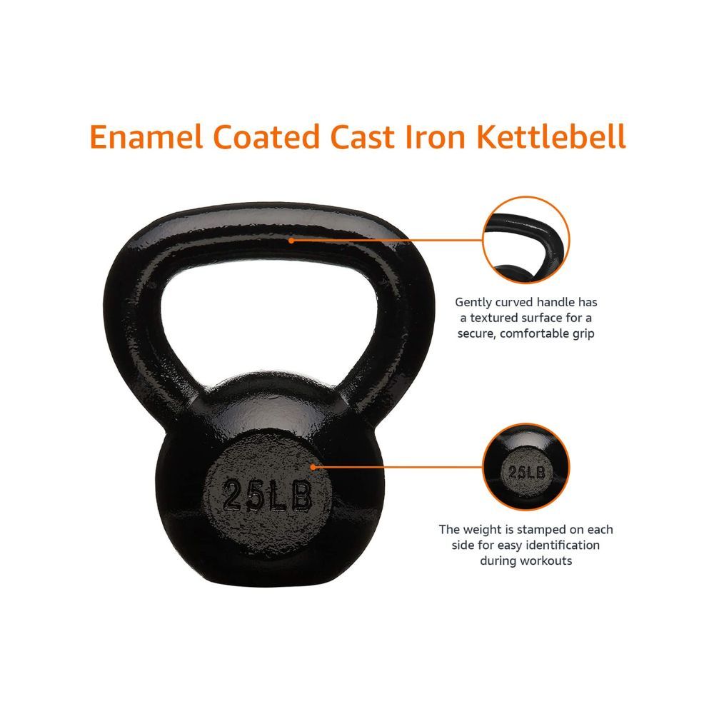 Enamel Kettlebell, 11.33 kg (10 pounds)