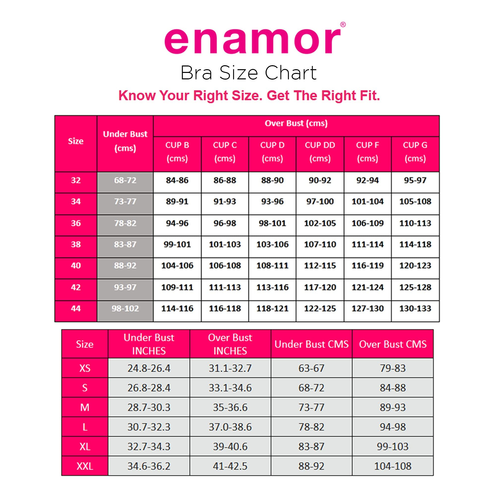 Enamor A042 Everyday Cotton Classic Bra for Women - Side Support