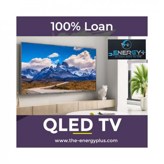 Energy+ 65-inch QLED Dolby Audio Wide Colour Gamut 4 HDMI Digital Audio Out 2GB RAM 16GB ROM Dual Band Wi-Fi Google Assistant