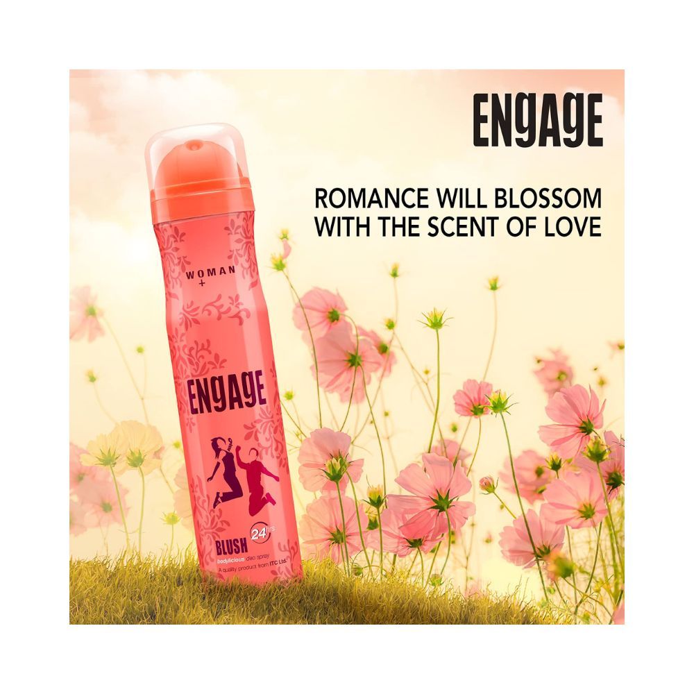 Engage Blush Deodorant For Women, 150ml / 165ml