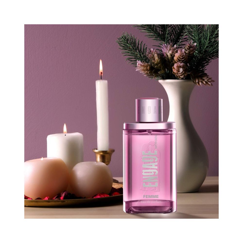 Engage Femme EDP Perfume for Women 90ml, Citrus and Floral, Premium Long Lasting Fragrance