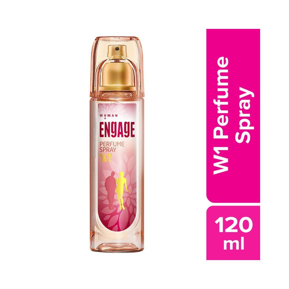 Engage W1 Perfume Spray For Women, Fruity and Floral, Skin Friendly, 120ml
