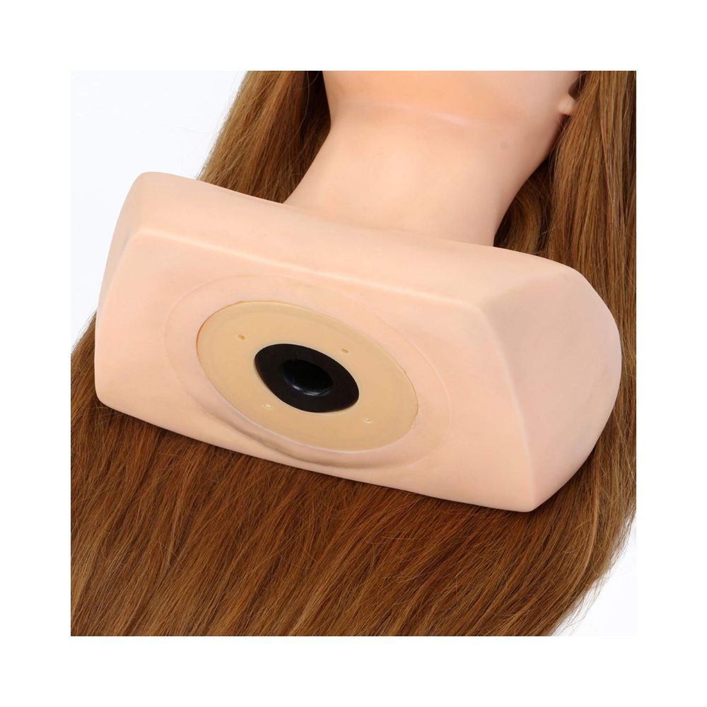 Euphoria Real Human Hair Dummy for Hair Cutting & Styling Practice ( Blonde ) Hair Length: 28 inches