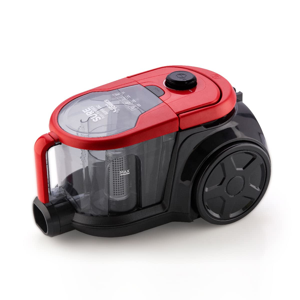 Eureka Forbes Supervac 1600 Watts Powerful Suctionbagless Vacuum Cleaner with cyclonic Technology7 Accessories1 Year WarrantyCompactLightweight  Easy to use Red