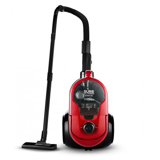 Eureka Forbes Supervac 1600 Watts Powerful Suction,bagless Vacuum Cleaner with cyclonic Technology,7 Accessories