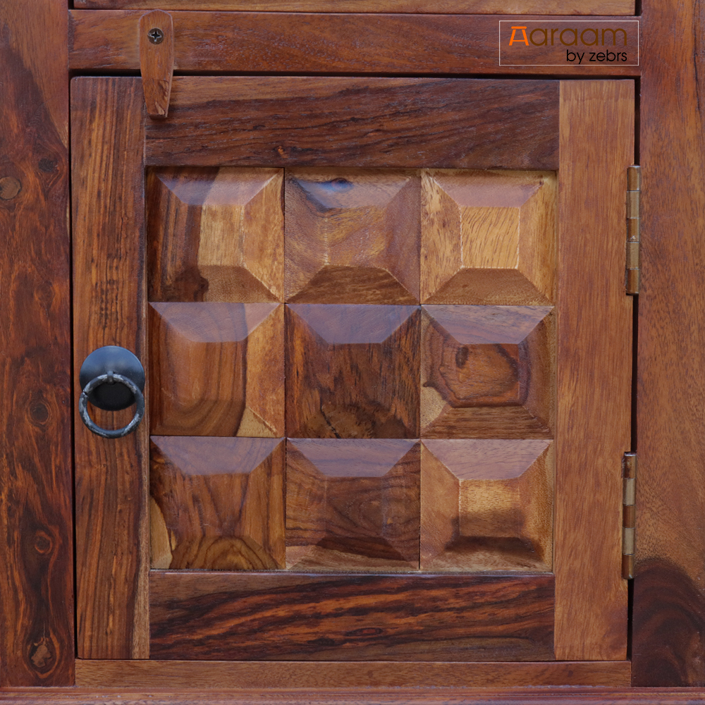 Sheesham Wood Table with Drawer Storage