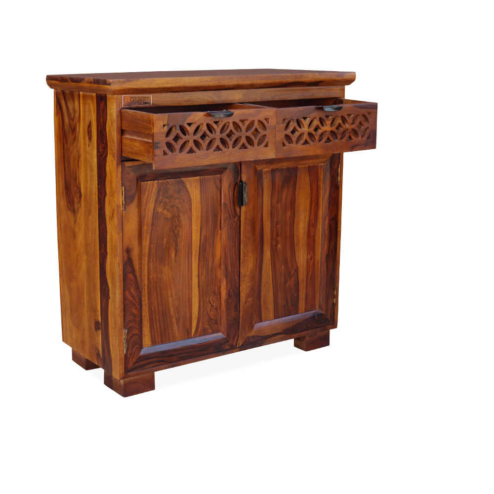 Aaram By Zebrs Storage Wooden Cabinet with Drawer