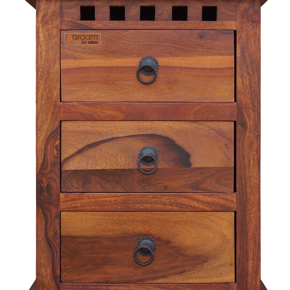 Aaram By Zebrs  3 Drawe Table